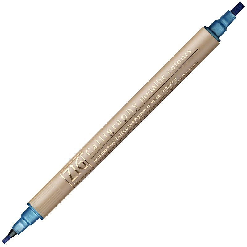 Kalligrafipenna MS-8400 metallic blå