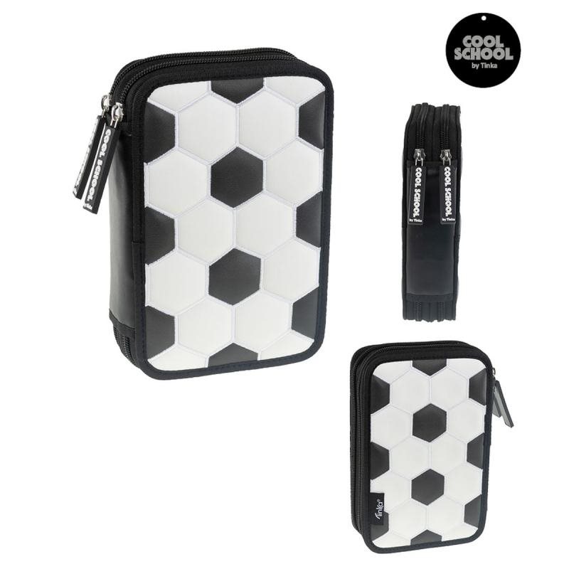 Pennfodral dubbelt Fotboll – Tinka
