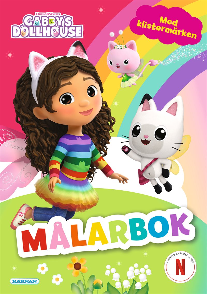 Målarbok Gabbys Dockskåp