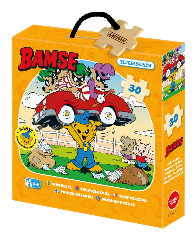 Träpussel Bamse 30 bitar