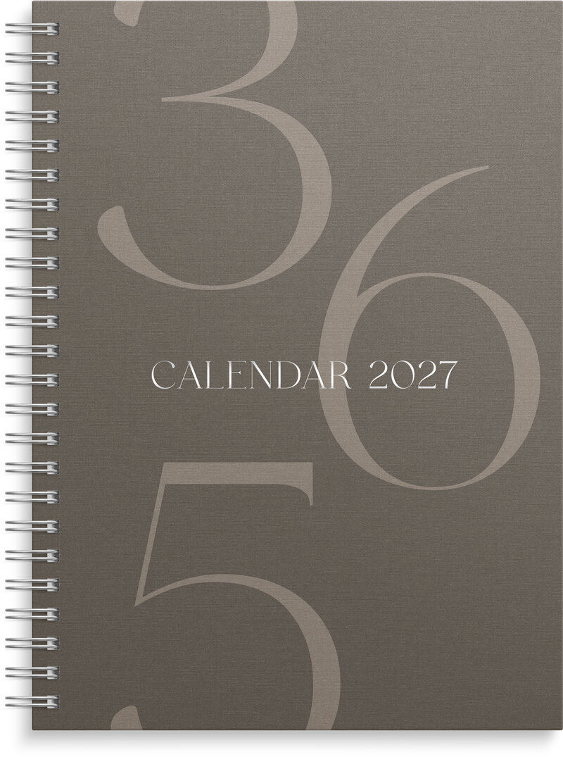 Kalender 2027 Senator A5 Story brun