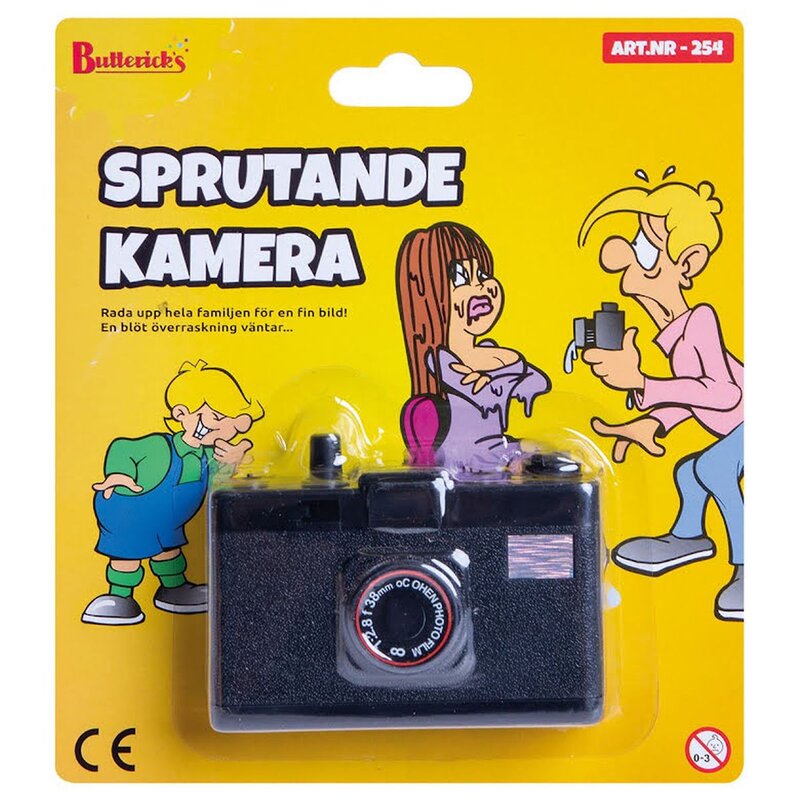 Sprutande kamera  - Buttericks