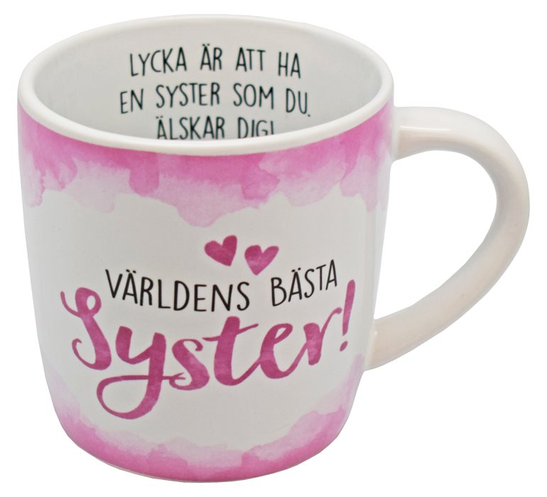Mugg Världens Bästa Syster