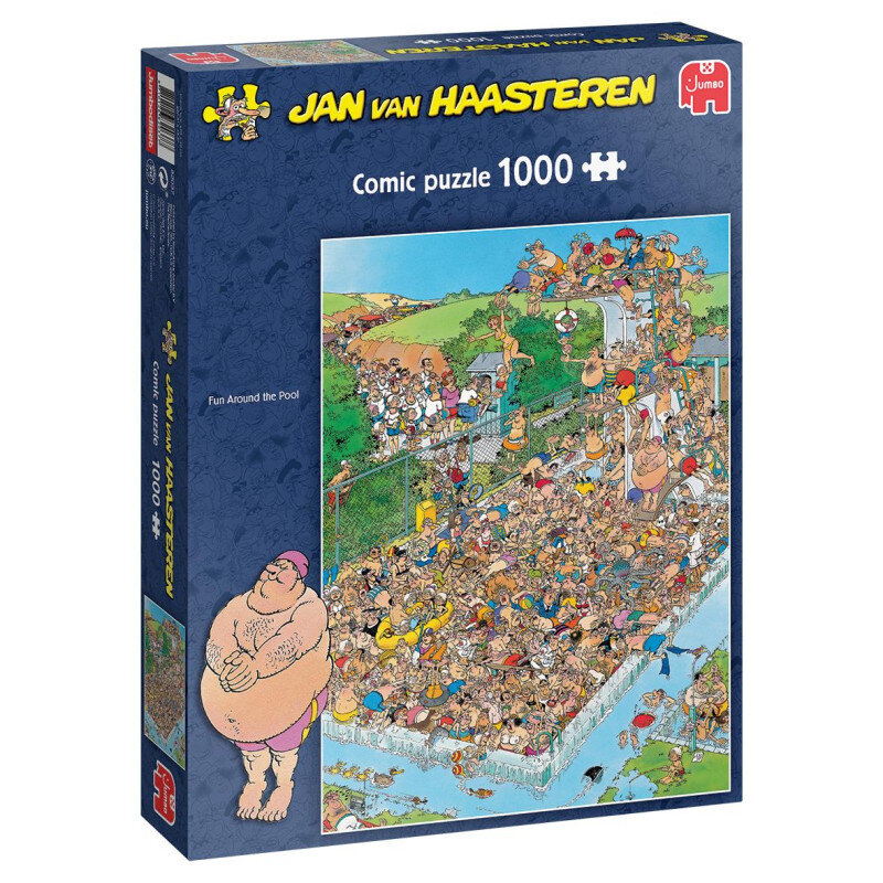 Pussel JvH Fun Around the Pool 1000 bitar