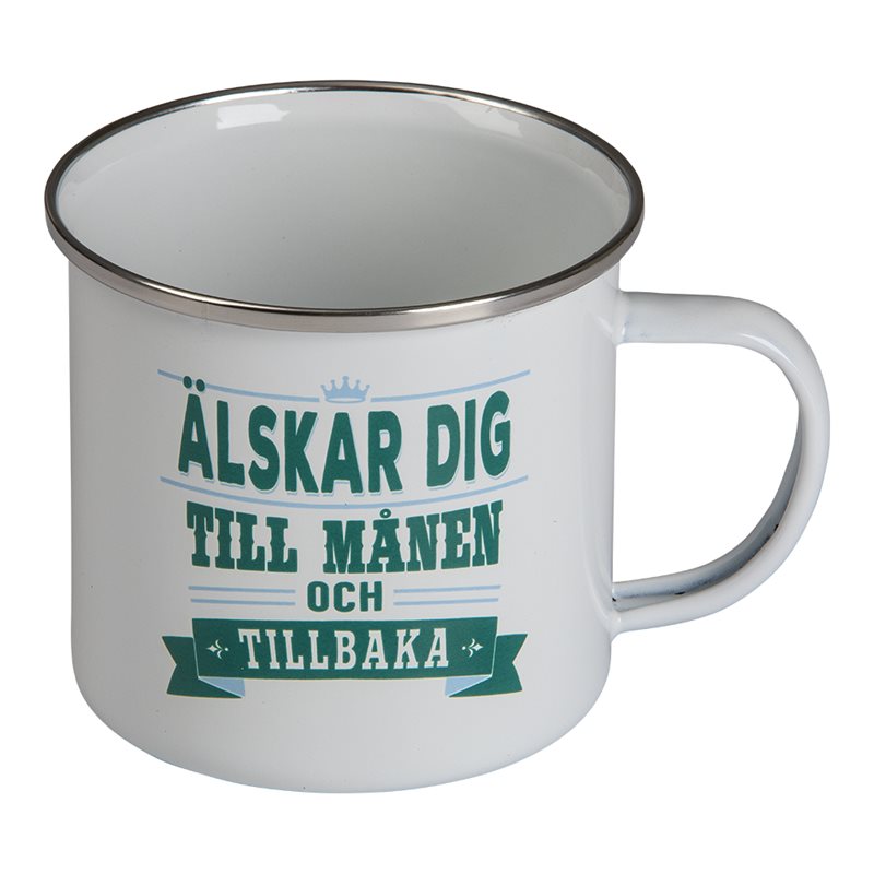 Mugg Retro Älskar Dig