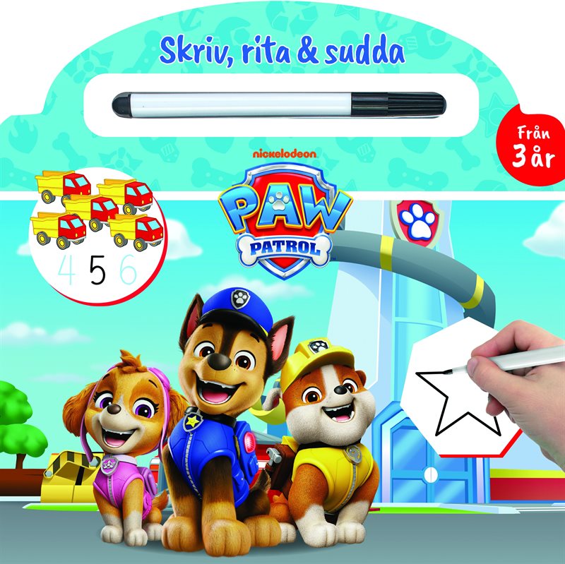 Skriv och sudda ut - Paw Patrol