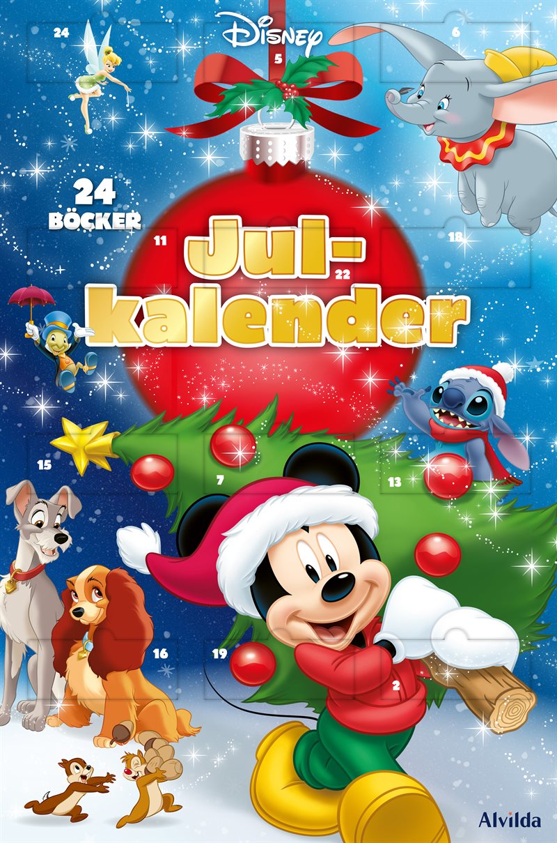 Disney julkalender - med 24 bilderböcker