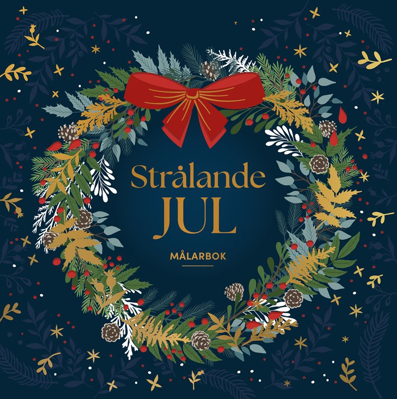 Strålande jul. Målarbok