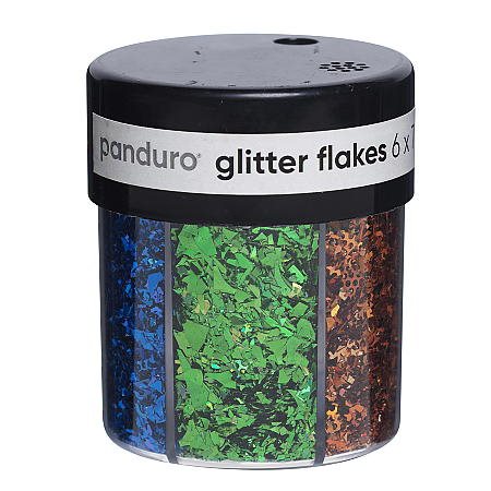 Glitter Shaker Mix 6 färger x 7g