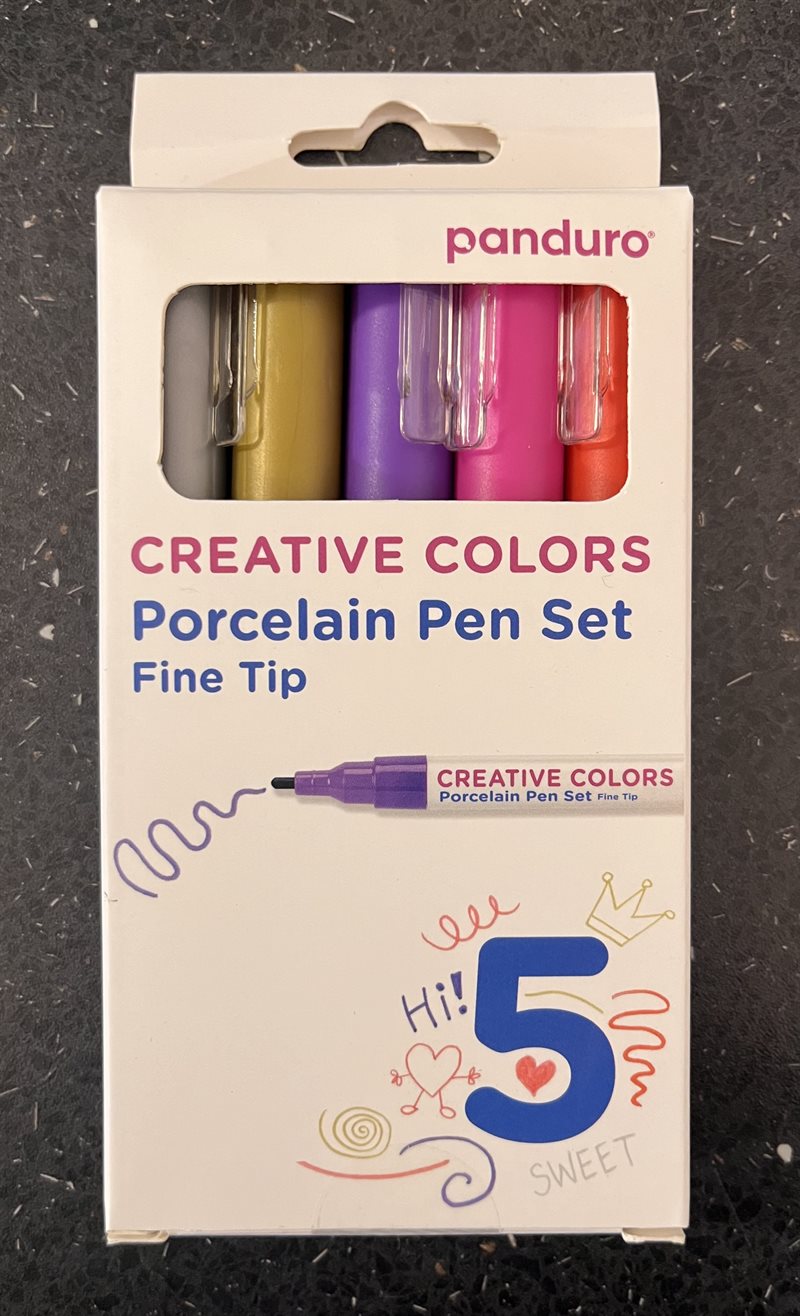 Porslinspennor 5-Pack