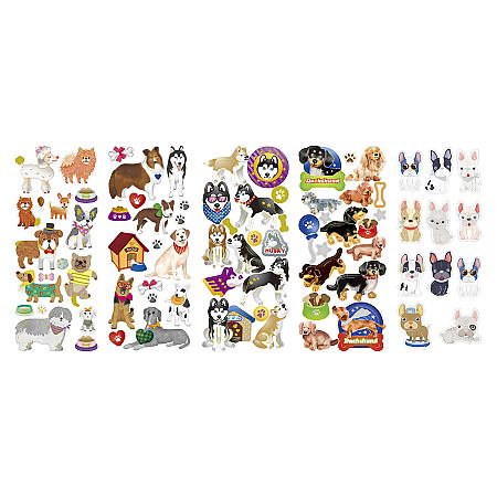 Stickers 10p massor av hundar