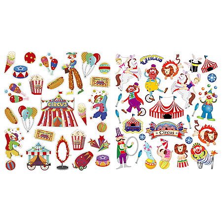 Stickers 4p Skoj på cirkus
