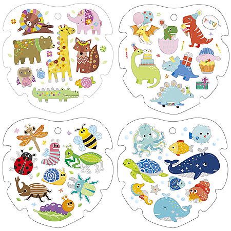 Stickers-häfte vilda djur