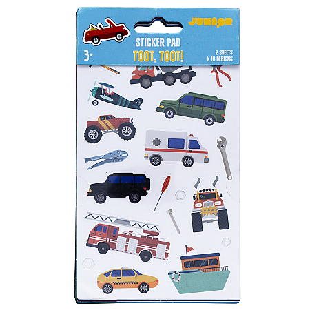 Stickersbok fordon