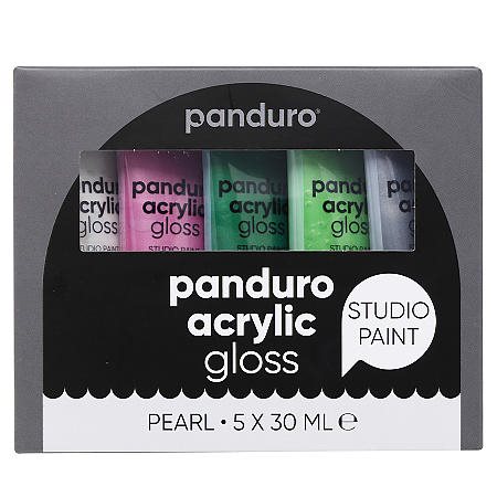 Acrylic gloss 5x30ml pearl