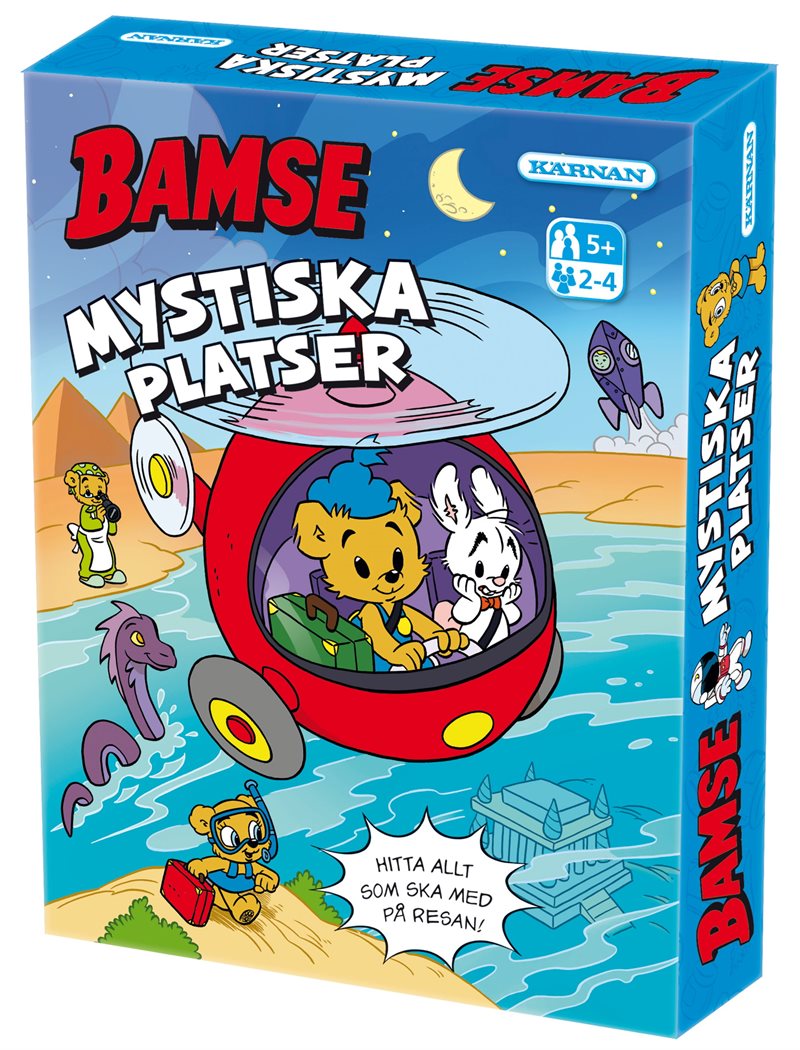 Spel Bamse Mystiska Platser