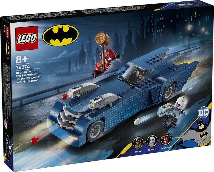 Batman med Batmobil mot Harley Quinn - Mr Freeze