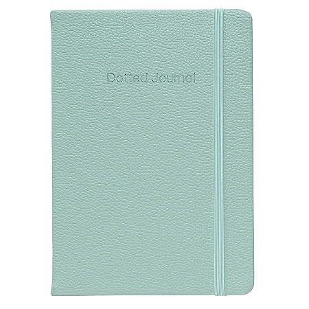 Dotted journal A5 resår grön
