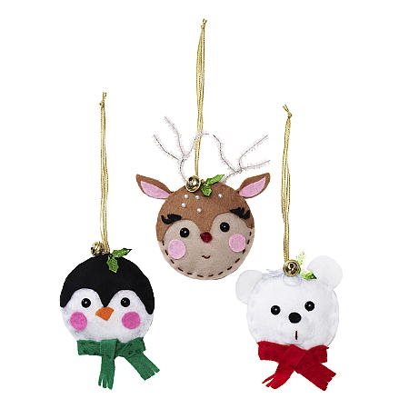 DIY-kit Xmas Felt Buddies