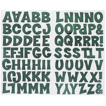 Funky Foam alfabet svart