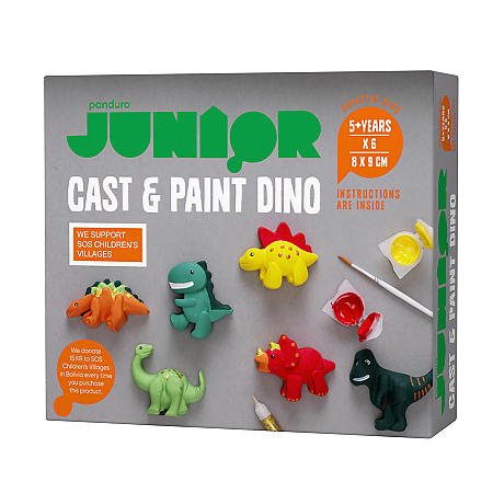 DIY-kit Dinosaurier av gips