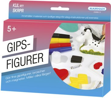 Kul att skapa gipsfigurer 