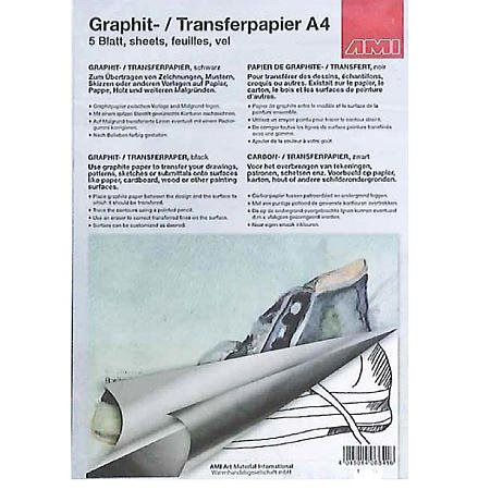 Grafitpapper A4 5-pack vit