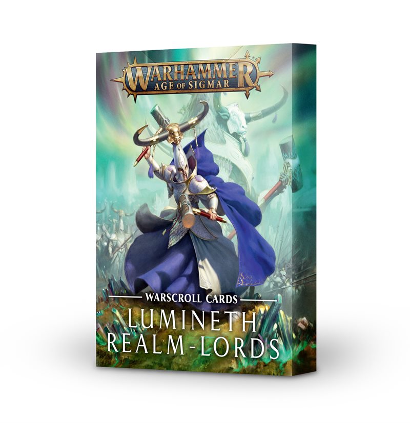 Lumineth Realm Lords Warscroll cards