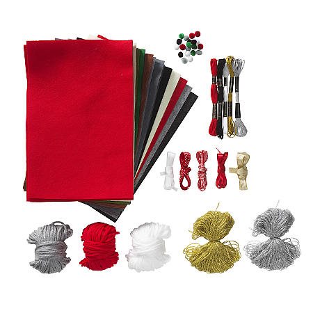 DIY-kit med massor av jultyg