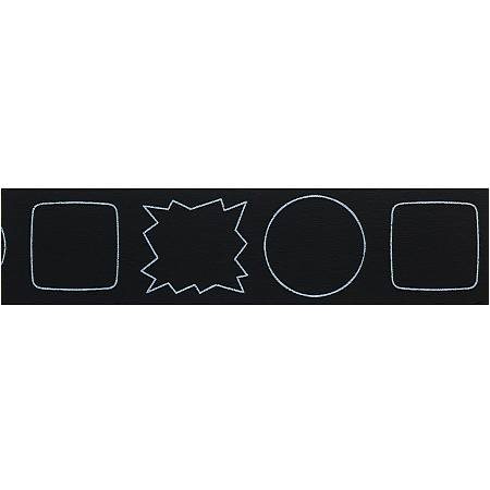 Chalk Tape 50 mm svart m ramar