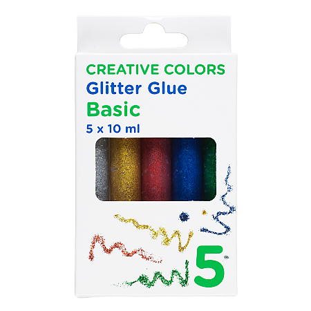 Glitterlim 5-pack basic