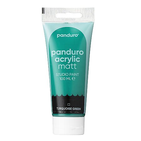 Acrylic matt Turquoise green