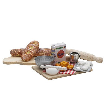Miniatyrkit brödbak med kavel