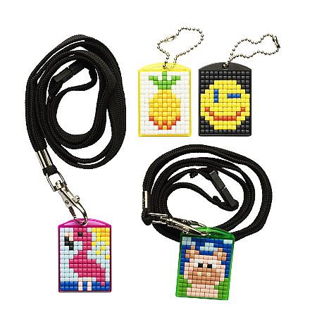 Pixel nyckelr MIX 30x40mm 10p