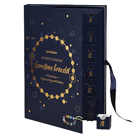 Adventskalender halvädelstenar
