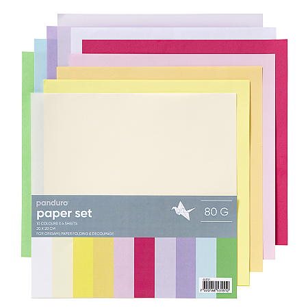 Papperskit 20x20cm pastell 80g