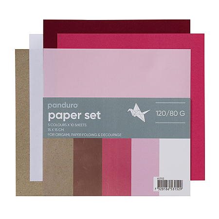 Papperskit 15×15 cm 80g mix