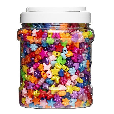 Plastpärlor Pärlemor XL 450g
