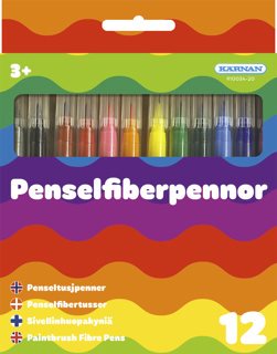 Penselfiberpennor 12st 