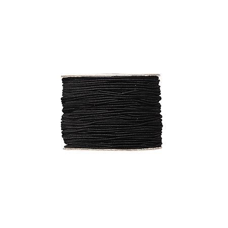 Resårband Ø 1 mm/50 m svart
