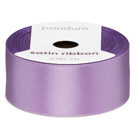 Satinband 25 mm 8 m ljuslila