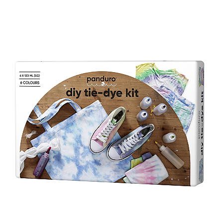 Tie-dye kit med 6 färger