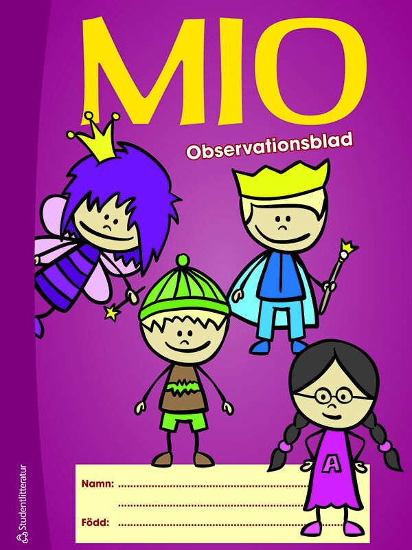 Meget rart godt Kostume Men MIO - observationsblad 10-pack