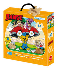 Träpussel Bamse 30 bitar