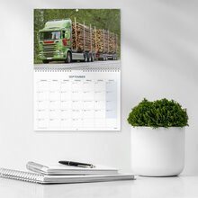 Väggkalender 2027 Stora Maskiner