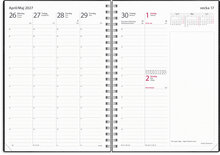 Kalender 2027 Business A5 Twist svart