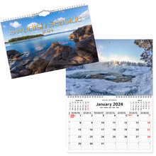 Väggkalender Swedish Seaside 2024 300x195mm