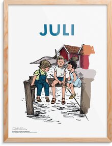 Månadstavla Astrid Lindgren & Ilon Wikland