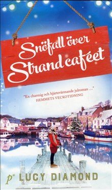 Snöfall över Strandcaféet