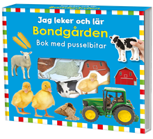 Bondgården - bok med pusselbitar